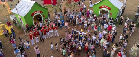 Mais de 7 mil crianças participaram das oficinas do Natal no Gramadão da Vila A